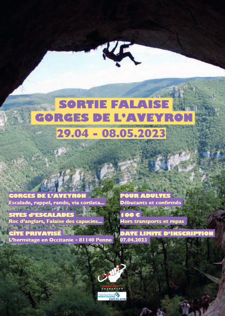 Sortie falaise Tarn